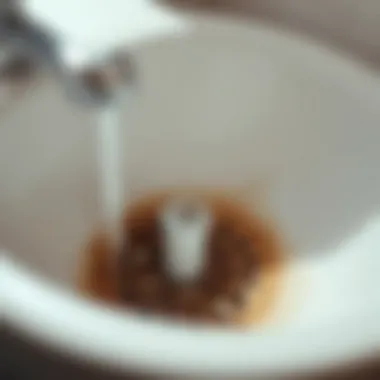 Understanding Drain Blockages Clogged wash basin drain with debris