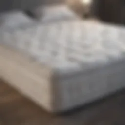 A pristine mattress before cleaning