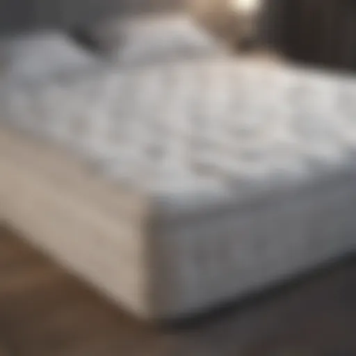 A pristine mattress before cleaning