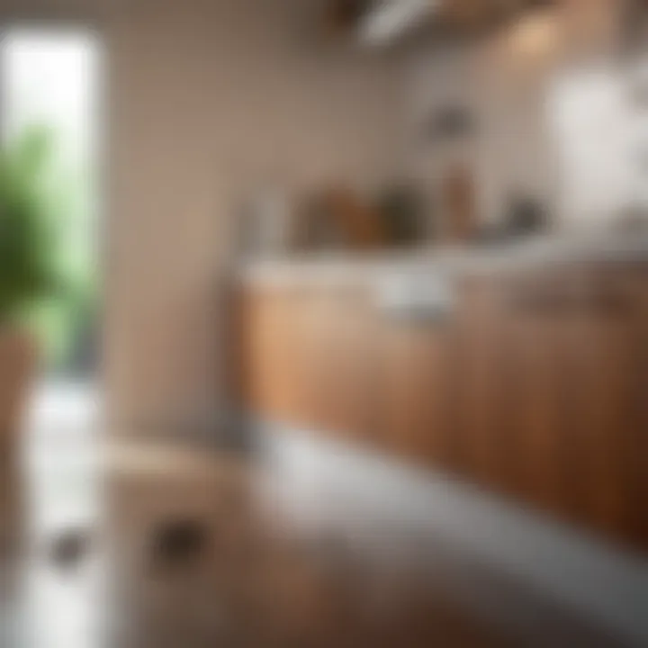 Preventive measures in a clean kitchen