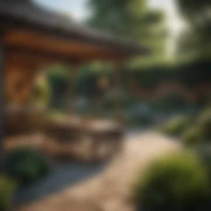 A peaceful garden environment free of wasps