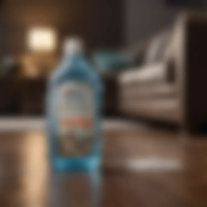 Cleaning products for removing stains from furniture