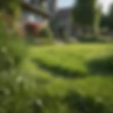 A Flourishing Weed-Free Lawn Healthy lawn with vibrant grass and no weeds