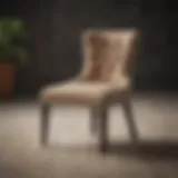 Removing food stains from fabric chairs