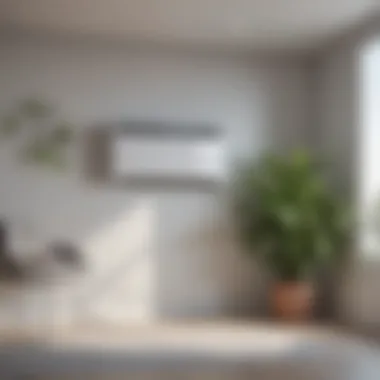 Modern Air Conditioning System Modern air conditioning system showcasing energy efficiency