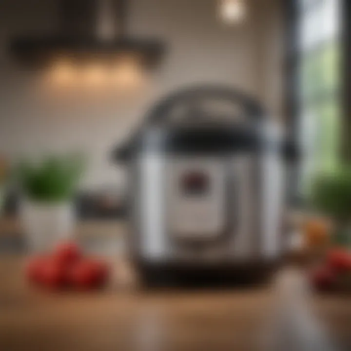A visual representation of user ratings and feedback for different instant pot models.