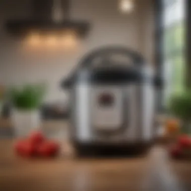 User Ratings and Feedback Visualization A visual representation of user ratings and feedback for different instant pot models.