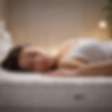 Person enjoying a peaceful sleep on a Nectar mattress