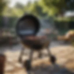 A variety of barbecue grills showcasing different designs and functionalities.
