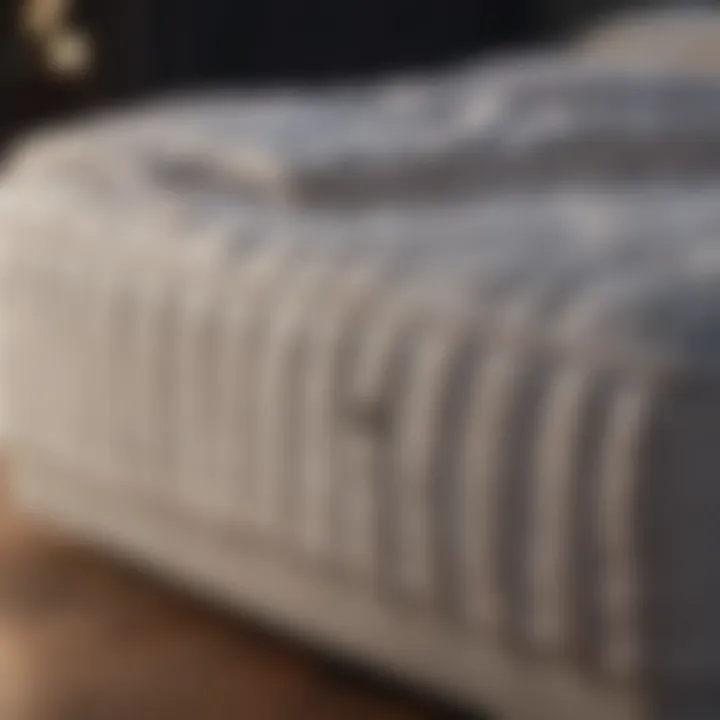 Luxurious mattress showcasing premium materials for ultimate comfort