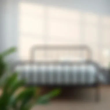 Simplicity of a Minimalist Metal Queen Bed Frame Minimalist metal queen bed frame emphasizing simplicity