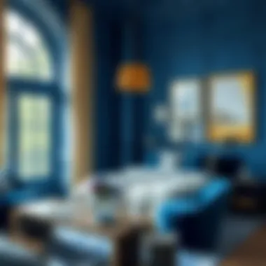 Exploring Blue and Gold Decorating Ideas for Elevating Interior Spaces Summary