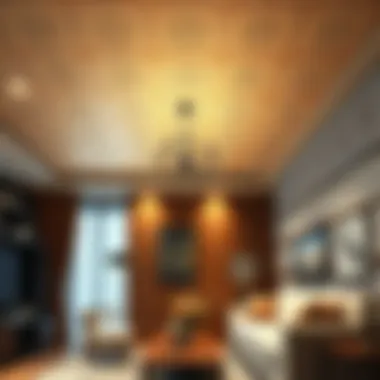 A variety of stylish ceiling tiles designed for popcorn ceilings.