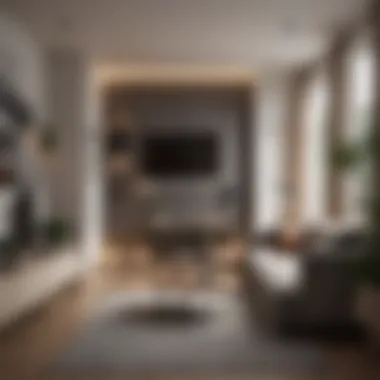 Stylish Small Apartment with Multifunctional Furniture Stylish small apartment with multifunctional furniture
