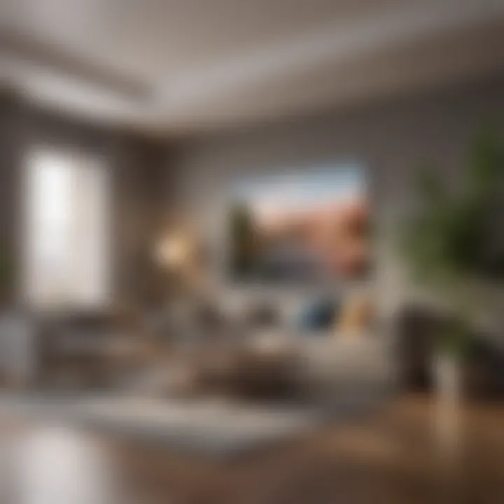 A real estate market trend graph indicating fluctuating prices.