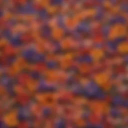 Vibrant early spring flower seeds in various colors