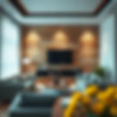 Innovative Layouts for Focal Wall Execution Creative layout ideas for focal wall design