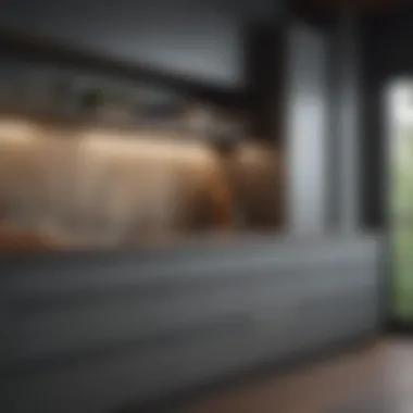 Diverse Finishes for Grey Wooden Cabinets Variety of finishes available for grey wooden cabinets