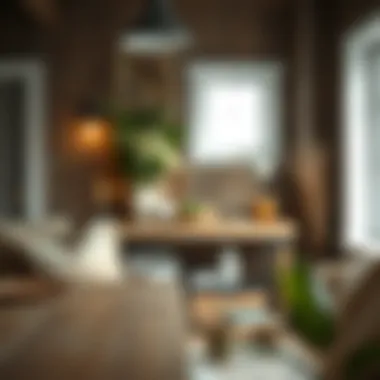 Rustic Charm of Console Table Design Warm and inviting console table in a rustic setting