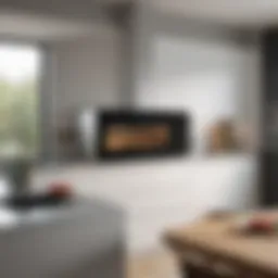 Stylish tall toaster oven showcasing modern kitchen design