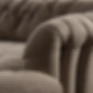 Luxurious Fabric Textures on a Modern Sofa Close-up of luxurious fabric textures on a modern sofa