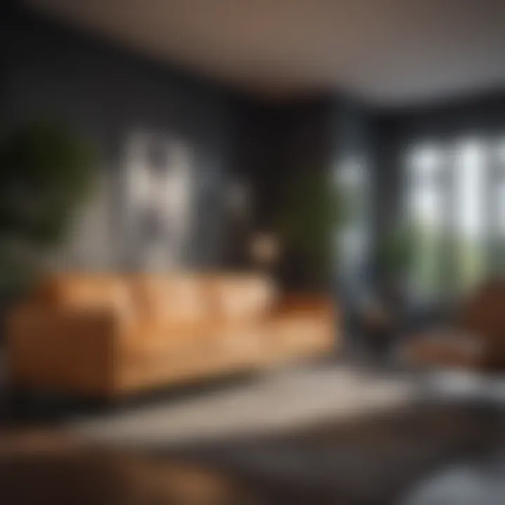 Diverse styles of modern sofas displayed in a showroom