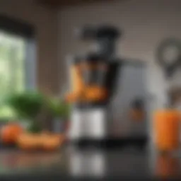 Ninja vegetable juicer showcasing sleek design