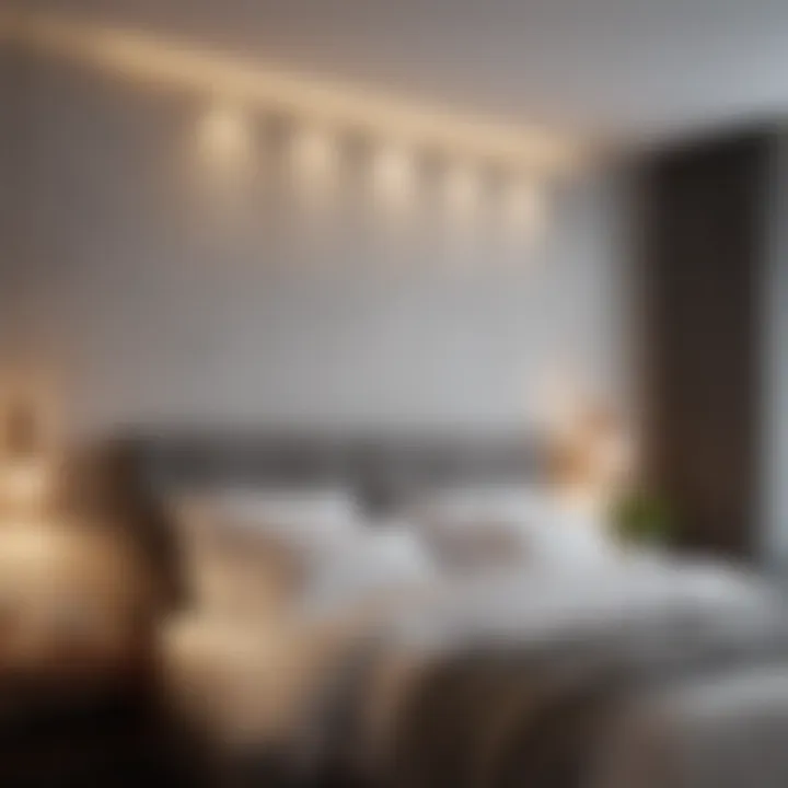 Modern design showcasing various styles of over bed wall lights