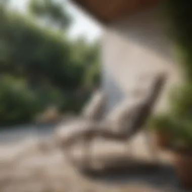 Aesthetic Variety in Outdoor Seating Options Stylish outdoor chair collection showcasing various materials