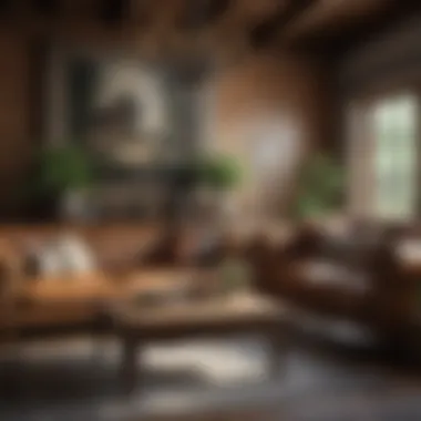Details that Define Rustic Charm Decorative elements enhancing a rustic living space