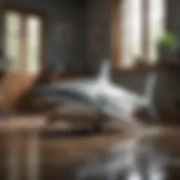 Robotic vacuum in action