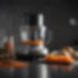 A versatile food processor showcasing various attachments