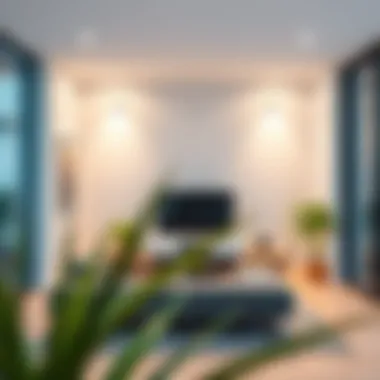 Smart Home Technology Integration Integration of smart home technology in a contemporary setting