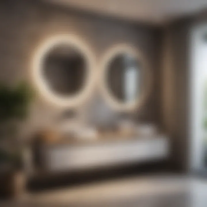 Contemporary washing room with luxurious finishes