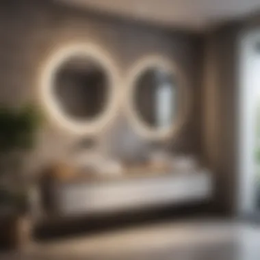 Luxurious Finishes in Contemporary Washing Room Contemporary washing room with luxurious finishes