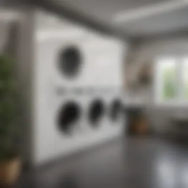 Maximizing Space with Innovative Storage Innovative storage solutions in a modern washing room
