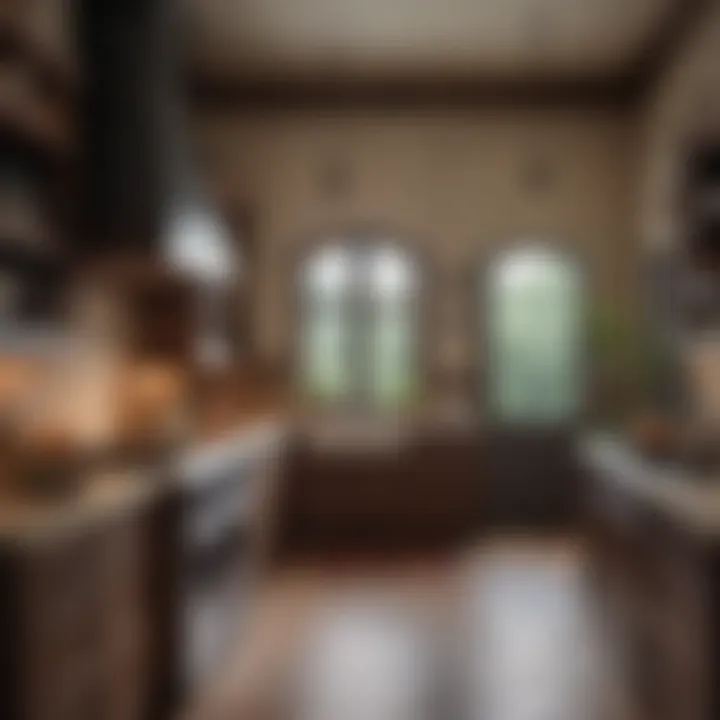 Beautifully designed traditional kitchen with warm tones