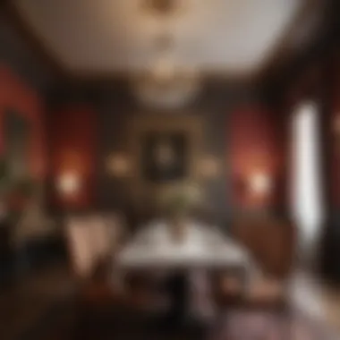 Classic dining room featuring ornate decor