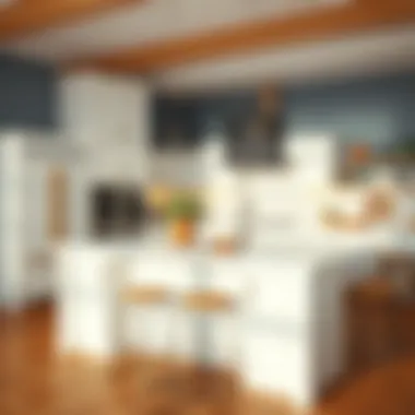 Contemporary Material Choices for Kitchen Islands Contemporary color scheme and material choices for kitchen islands