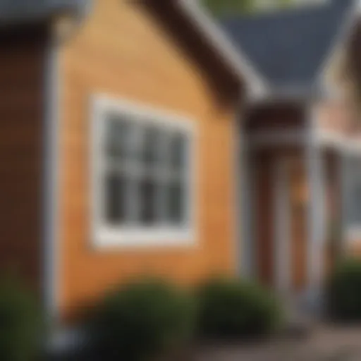 A beautifully painted vinyl siding house showcasing color transformation