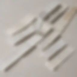 Close-up view of various paint swatches showcasing different shades of white