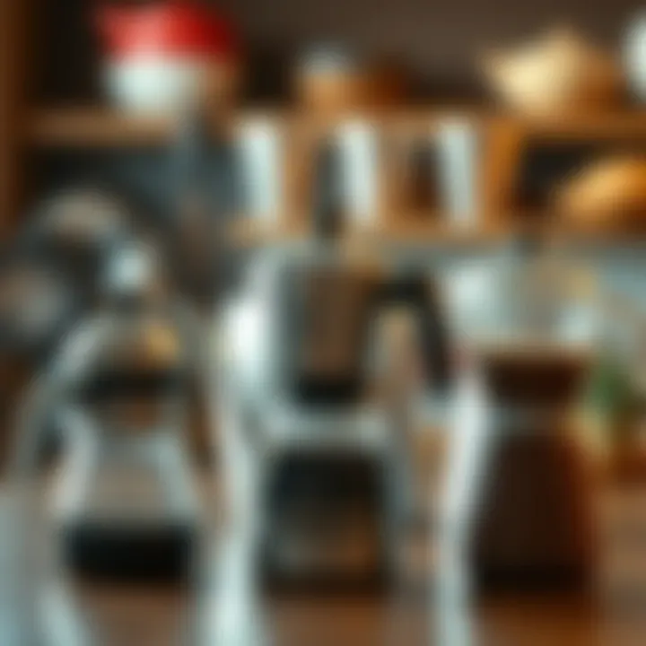 Variety of coffee pots showcasing different styles