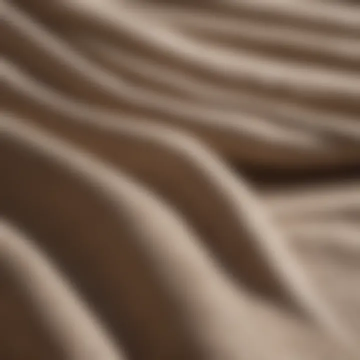 Natural linen fabric with a soft, breathable quality