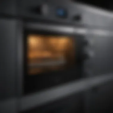 User-friendly control panel of an oven