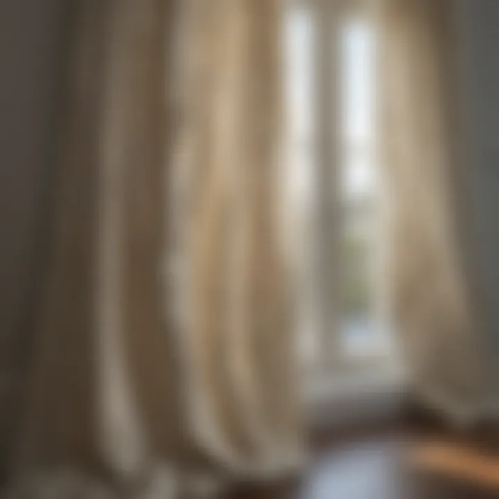 Various materials showcasing creative valance options