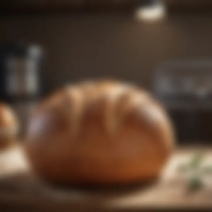 Freshly baked bread from a Zojirushi machine