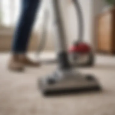 User-friendly vacuum with ergonomic design