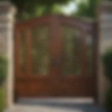 Design principles for a wood gate