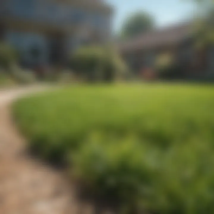 Healthy lawn showcasing the effects of effective weed control