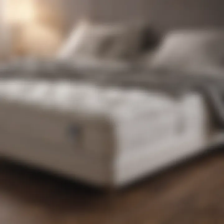 A clean and well-maintained mattress on a bed